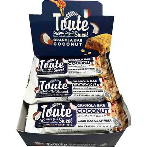 Злаковый батончик Toute Sweet кокос (12 шт)